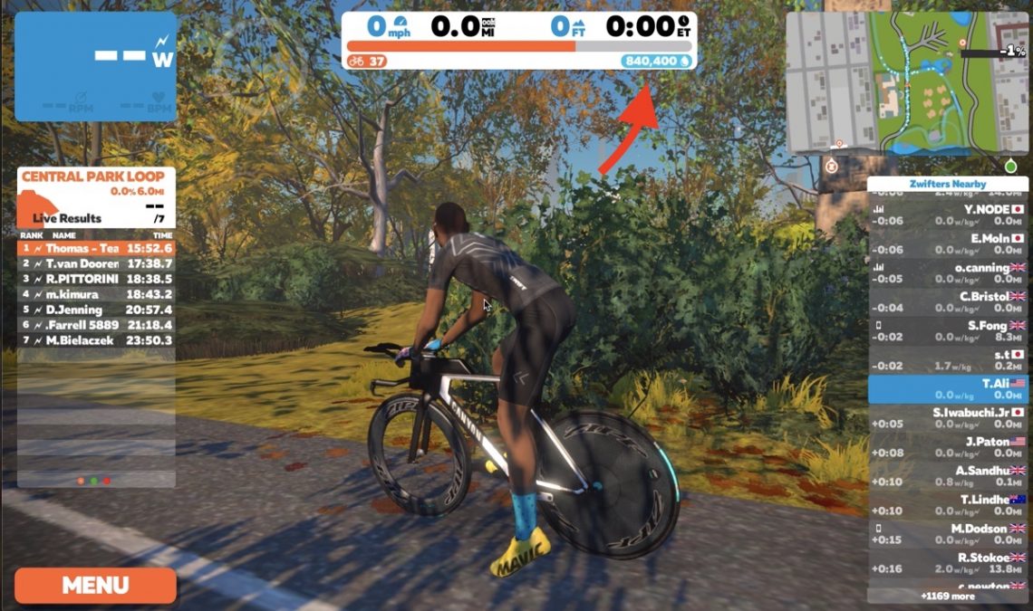 Zwift Introduces a New Virtual Shopping Garage SMART Bike Trainers