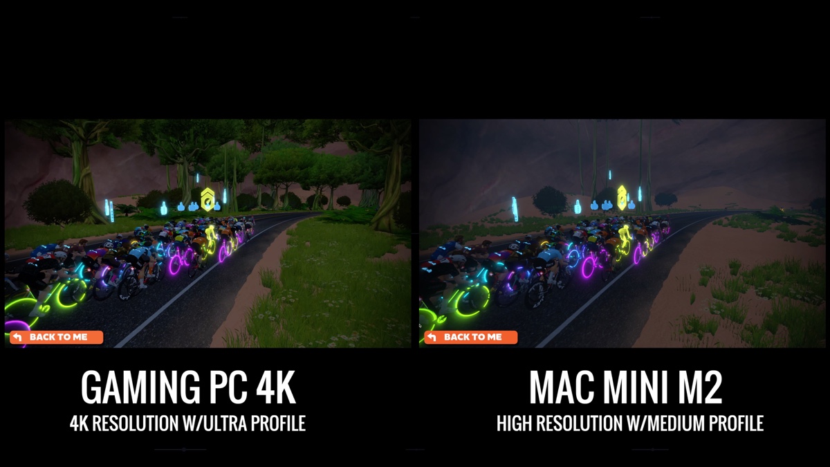 Mac Mini M2 vs PC for Running Zwift - SMART Bike